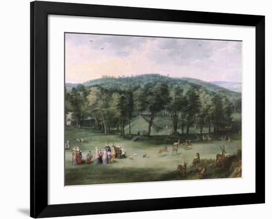 The Infanta Isabel Clara Eugenia in The Park at Mariemont-Pieter Bruegel the Elder-Framed Premium Giclee Print