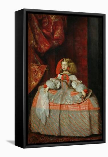 The Infanta Margarita Teresa (1651-1673) in a Pink Dress-Diego Velazquez-Framed Premier Image Canvas