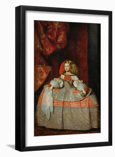The Infanta Margarita Teresa (1651-1673) in a Pink Dress-Diego Velazquez-Framed Giclee Print