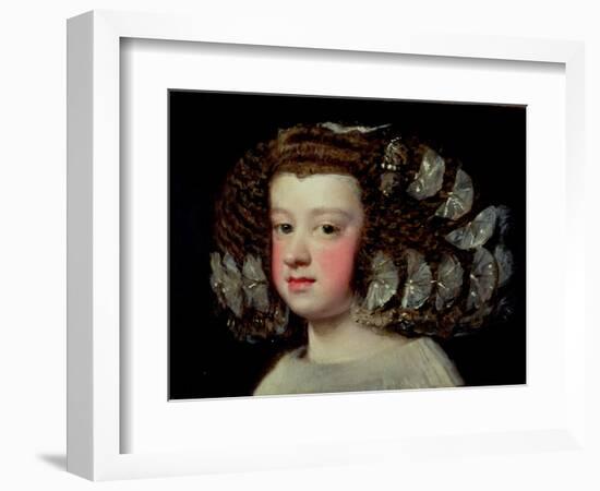 The Infanta Maria Theresa, Daughter of Philip IV of Spain-Diego Velazquez-Framed Giclee Print