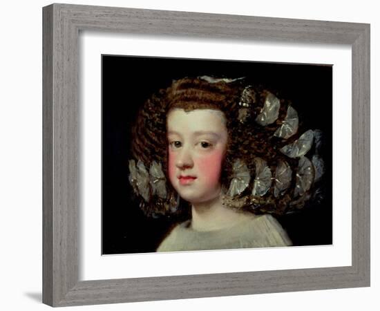 The Infanta Maria Theresa, Daughter of Philip IV of Spain-Diego Velazquez-Framed Giclee Print