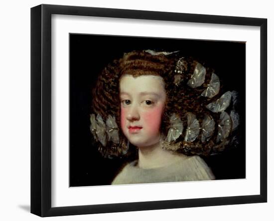 The Infanta Maria Theresa, Daughter of Philip IV of Spain-Diego Velazquez-Framed Giclee Print
