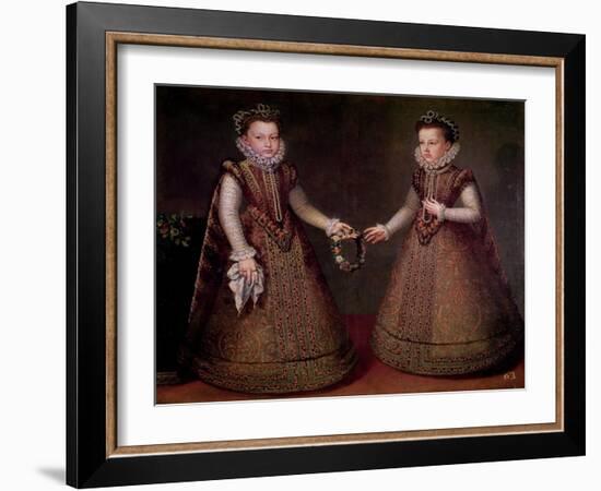 The Infantas Isabel Clara Eugenia-Alonso Sanchez Coello-Framed Giclee Print