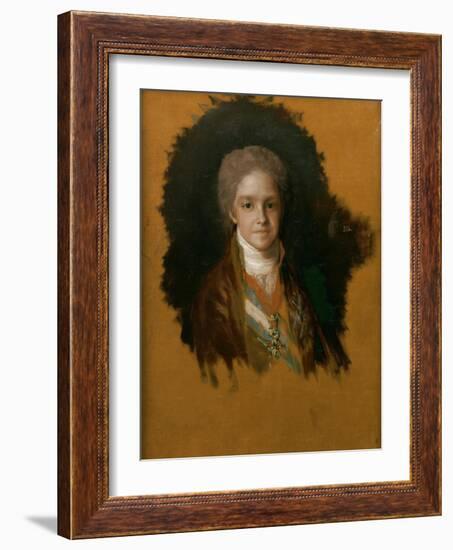 The Infante don Carlos María Isidro, 1800-Francisco de Goya-Framed Giclee Print