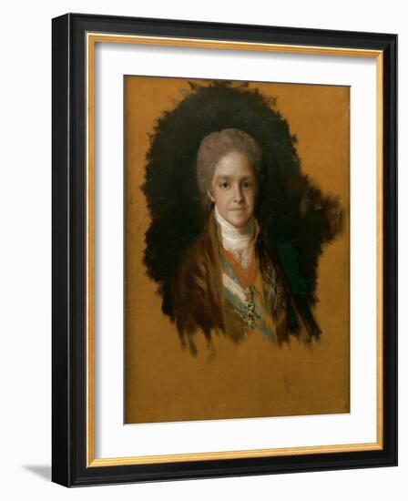 The Infante don Carlos María Isidro, 1800-Francisco de Goya-Framed Giclee Print