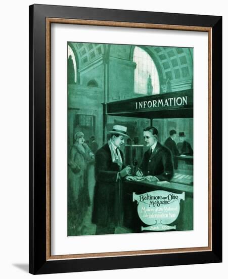 The Information Man-Charles H. Dickson-Framed Giclee Print