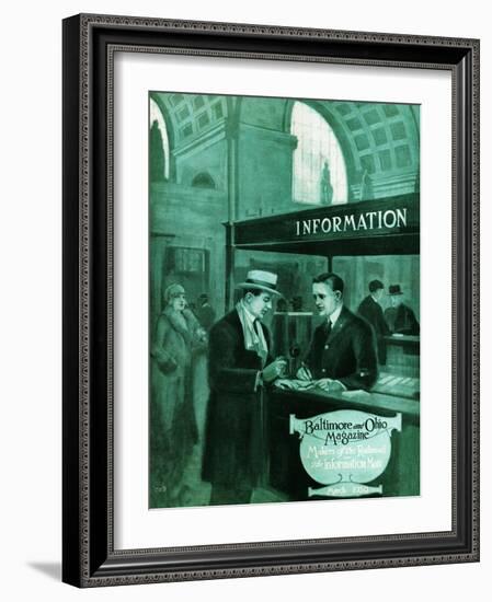 The Information Man-Charles H. Dickson-Framed Giclee Print
