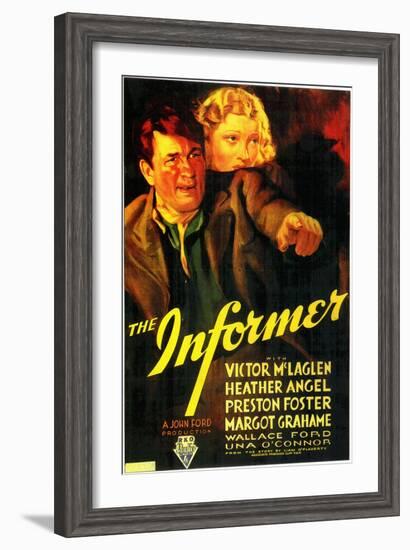 The Informer, 1935-null-Framed Art Print