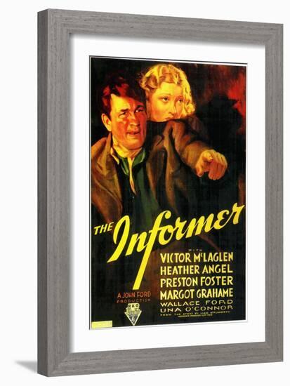 The Informer, 1935-null-Framed Art Print