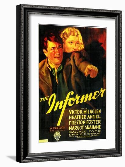 The Informer, 1935-null-Framed Art Print