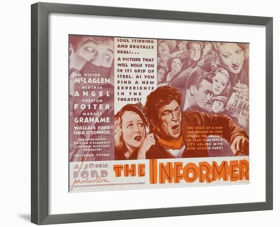 The Informer, 1935-null-Framed Art Print
