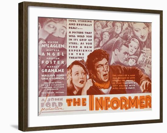 The Informer, 1935-null-Framed Art Print