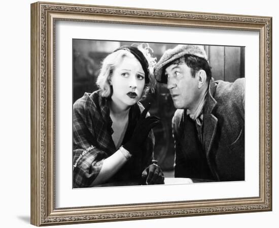 The Informer, from Left: Margot Grahame, Victor Mclaglen, 1935-null-Framed Photo