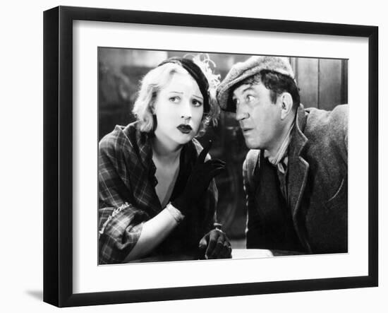 The Informer, from Left: Margot Grahame, Victor Mclaglen, 1935-null-Framed Photo