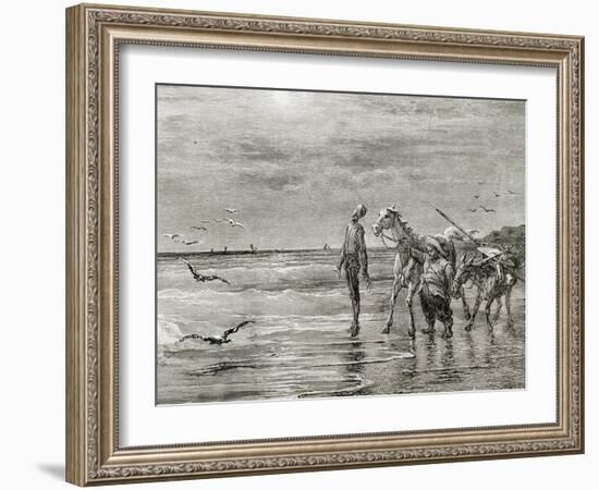 The Ingenious Hidalgo Don Quixote of La Mancha' by Miguel De Cervantes (1547-1616). Don Quixote…-null-Framed Giclee Print