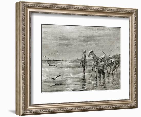 The Ingenious Hidalgo Don Quixote of La Mancha' by Miguel De Cervantes (1547-1616). Don Quixote…-null-Framed Giclee Print