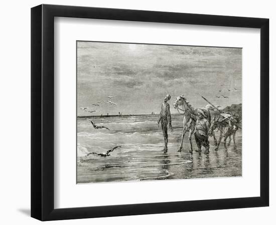 The Ingenious Hidalgo Don Quixote of La Mancha' by Miguel De Cervantes (1547-1616). Don Quixote…--Framed Giclee Print