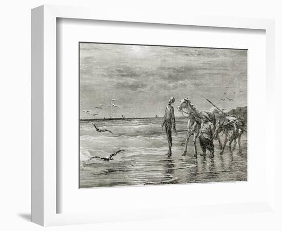 The Ingenious Hidalgo Don Quixote of La Mancha' by Miguel De Cervantes (1547-1616). Don Quixote…--Framed Giclee Print