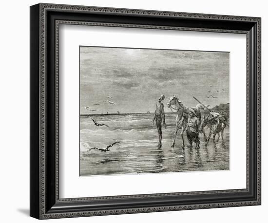 The Ingenious Hidalgo Don Quixote of La Mancha' by Miguel De Cervantes (1547-1616). Don Quixote…-null-Framed Giclee Print