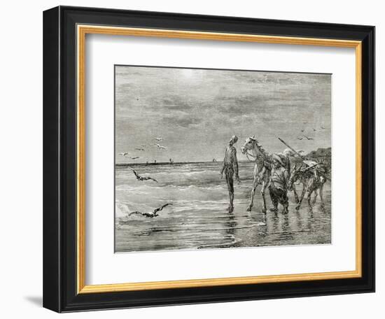 The Ingenious Hidalgo Don Quixote of La Mancha' by Miguel De Cervantes (1547-1616). Don Quixote…-null-Framed Giclee Print