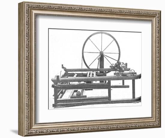 'The Ingenious Spinning Jenny Invented by James Hargreaves', c1925-Unknown-Framed Photographic Print