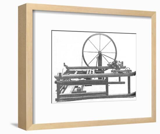 'The Ingenious Spinning Jenny Invented by James Hargreaves', c1925-Unknown-Framed Photographic Print