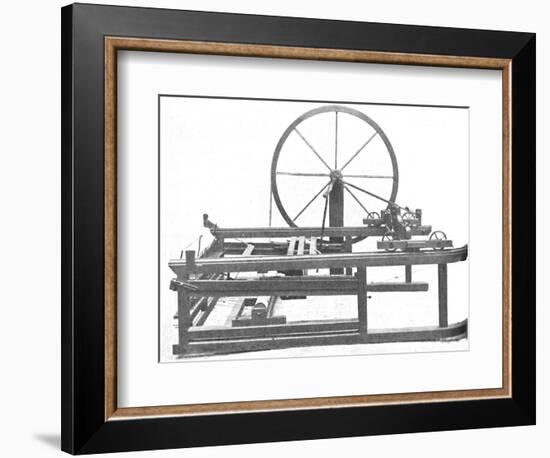 'The Ingenious Spinning Jenny Invented by James Hargreaves', c1925-Unknown-Framed Photographic Print