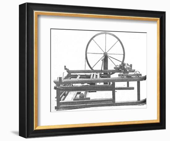 'The Ingenious Spinning Jenny Invented by James Hargreaves', c1925-Unknown-Framed Photographic Print