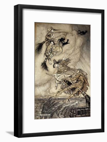 The Ingoldsby Legends: Frontispiece-Arthur Rackham-Framed Giclee Print