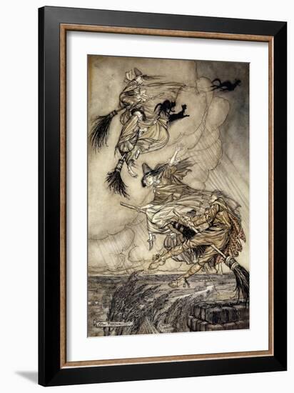 The Ingoldsby Legends: Frontispiece-Arthur Rackham-Framed Giclee Print