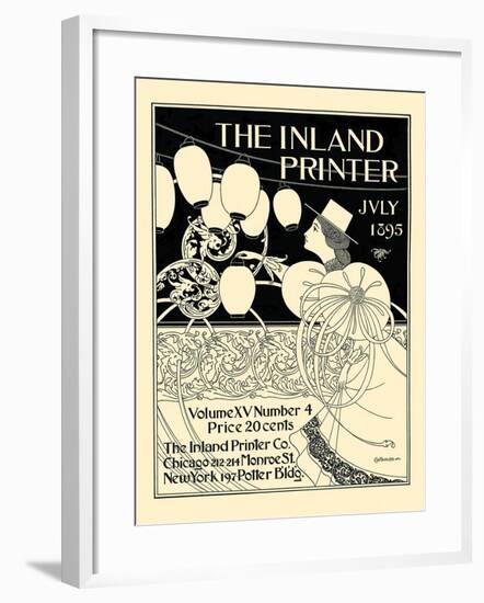 The Inland Printer, July 1895-C. Warde Traver-Framed Art Print