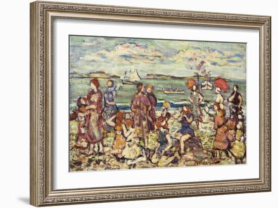 The Inlet-Maurice Brazil Prendergast-Framed Giclee Print