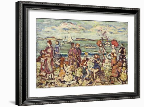 The Inlet-Maurice Brazil Prendergast-Framed Giclee Print