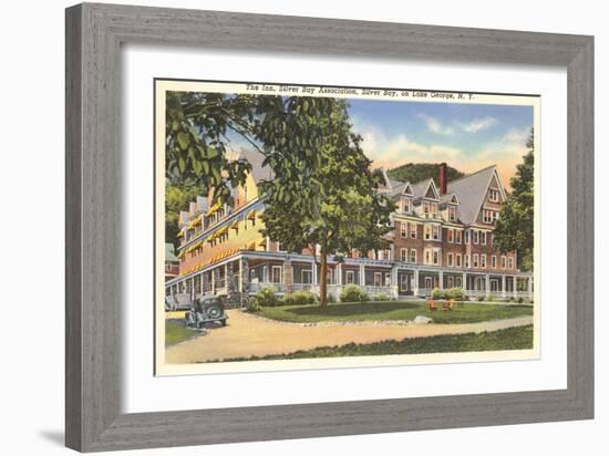 The Inn at Silver Bay, Lake George, New York-null-Framed Art Print