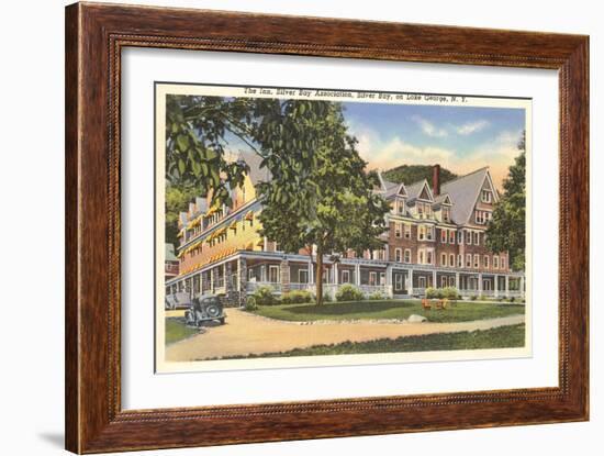 The Inn at Silver Bay, Lake George, New York-null-Framed Art Print
