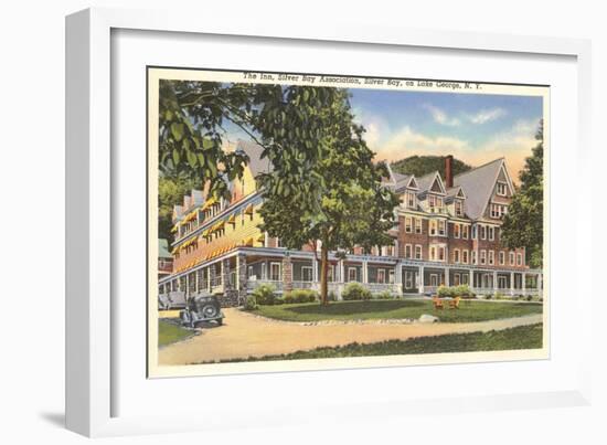 The Inn at Silver Bay, Lake George, New York-null-Framed Art Print