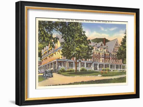 The Inn at Silver Bay, Lake George, New York-null-Framed Art Print