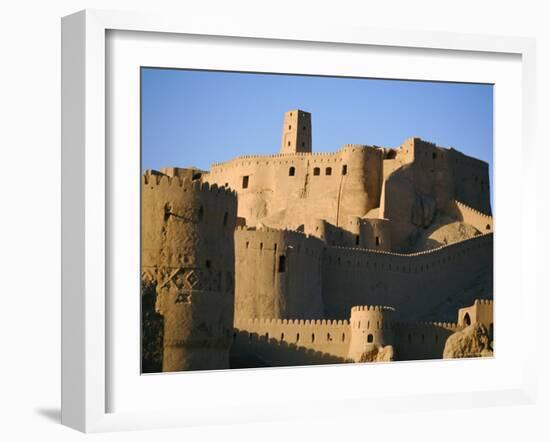 The Inner Citadel, Arg-E Bam, Bam, Iran, Middle East-David Poole-Framed Photographic Print