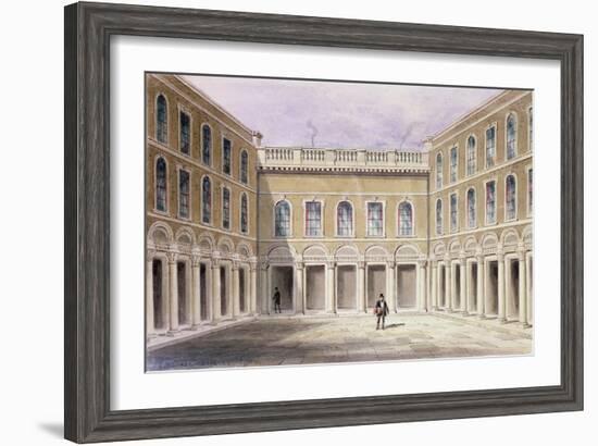 The Inner Court of Drapers' Hall, 1854-Thomas Hosmer Shepherd-Framed Giclee Print