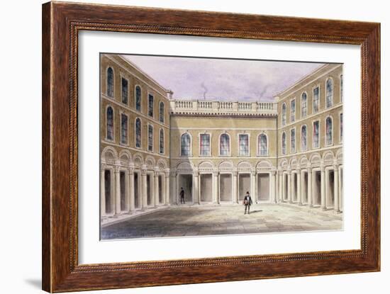 The Inner Court of Drapers' Hall, 1854-Thomas Hosmer Shepherd-Framed Giclee Print