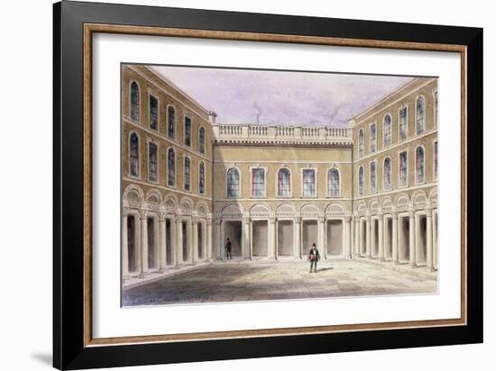 The Inner Court of Drapers' Hall, 1854-Thomas Hosmer Shepherd-Framed Giclee Print