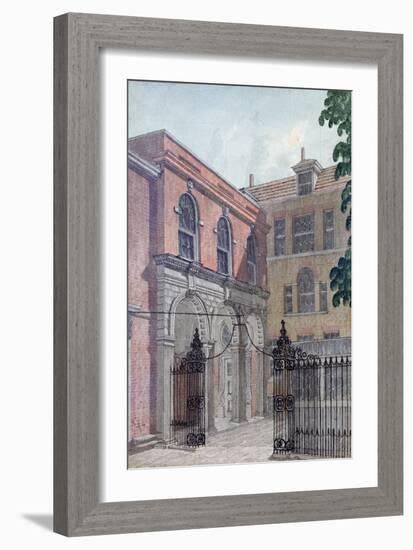 The Inner Court to Old Salters' Hall, 1750-Wilson-Framed Giclee Print