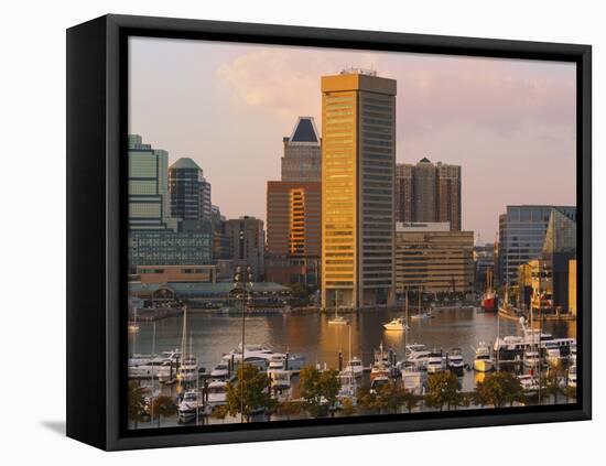 The Inner Harbor, Baltimore.-Jon Hicks-Framed Premier Image Canvas