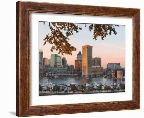 The Inner Harbor, Baltimore.-Jon Hicks-Framed Photographic Print