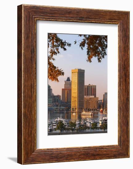 The Inner Harbor, Baltimore.-Jon Hicks-Framed Photographic Print