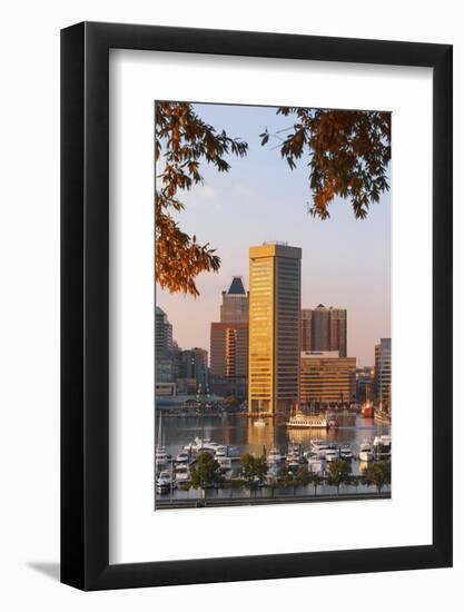 The Inner Harbor, Baltimore.-Jon Hicks-Framed Photographic Print