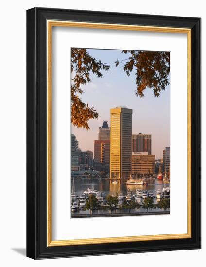 The Inner Harbor, Baltimore.-Jon Hicks-Framed Photographic Print