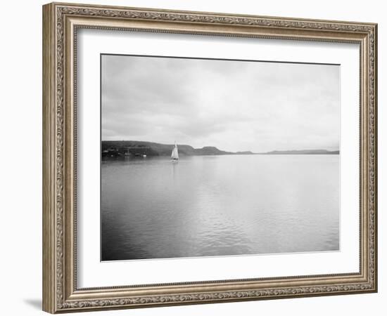 The Inner Harbor, Towards Entrance, Santiago De Cuba-null-Framed Photo