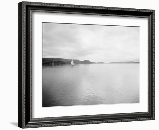 The Inner Harbor, Towards Entrance, Santiago De Cuba-null-Framed Photo