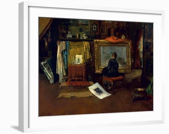 The Inner Studio, Tenth Street, 1882-William Merritt Chase-Framed Giclee Print